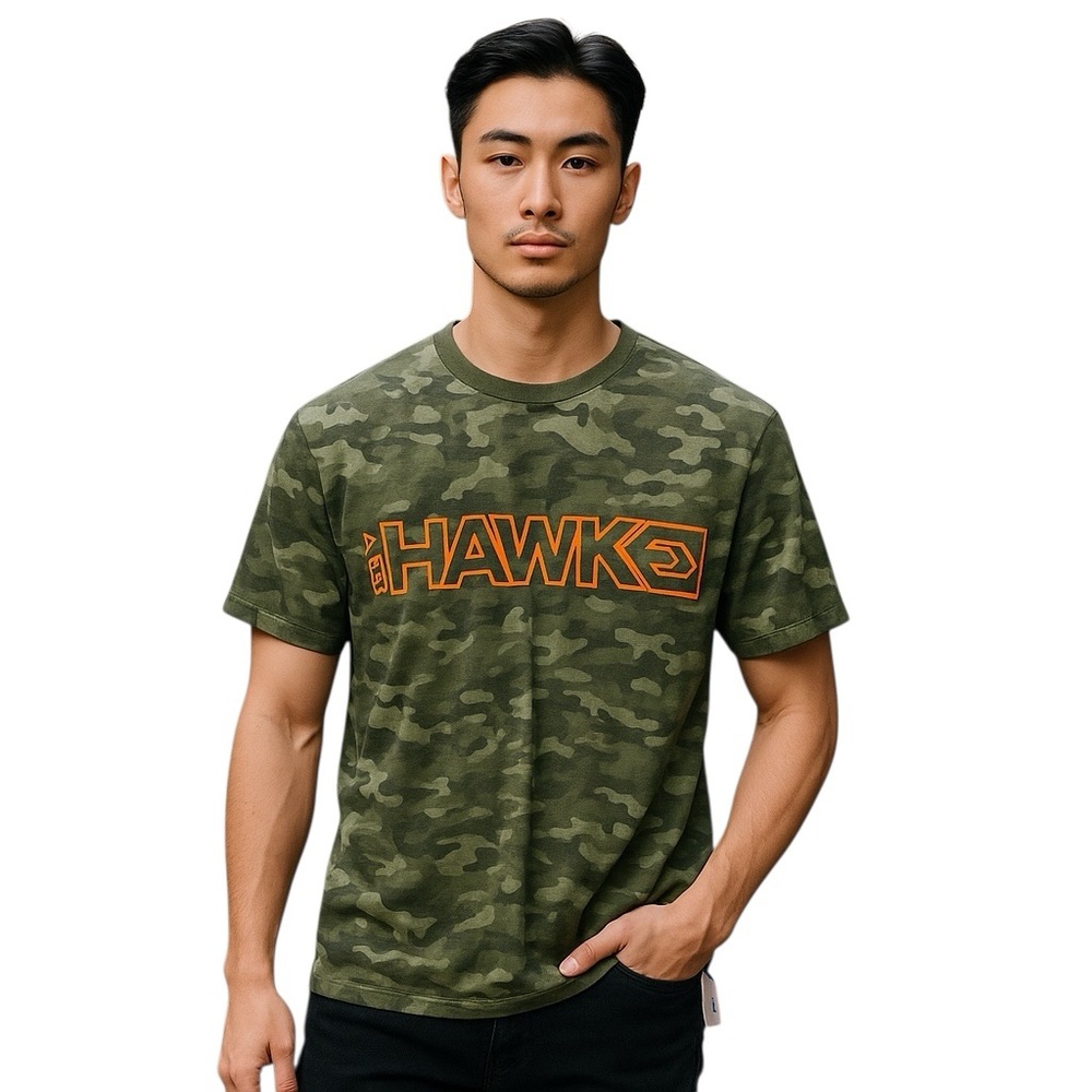 Tony Hawk Camo Block Tee size Small NWT